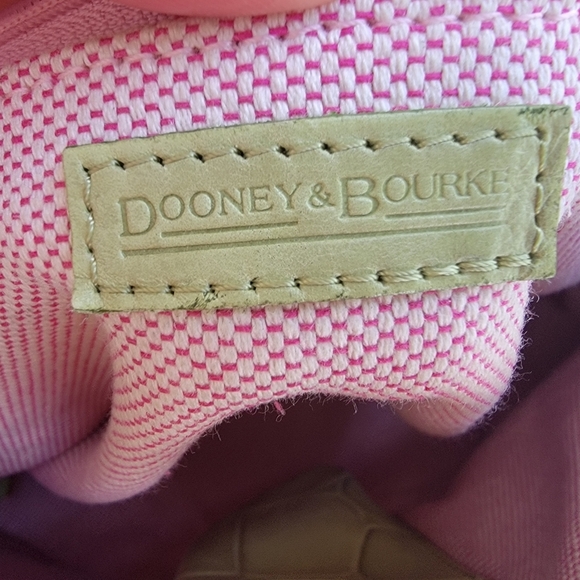 Dooney And Bourke Croc Embossed Leather Hobo Bag In Pistachio - Picture 4 of 14